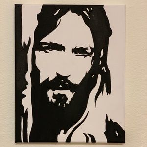 Jesus Christ wall art hand painted